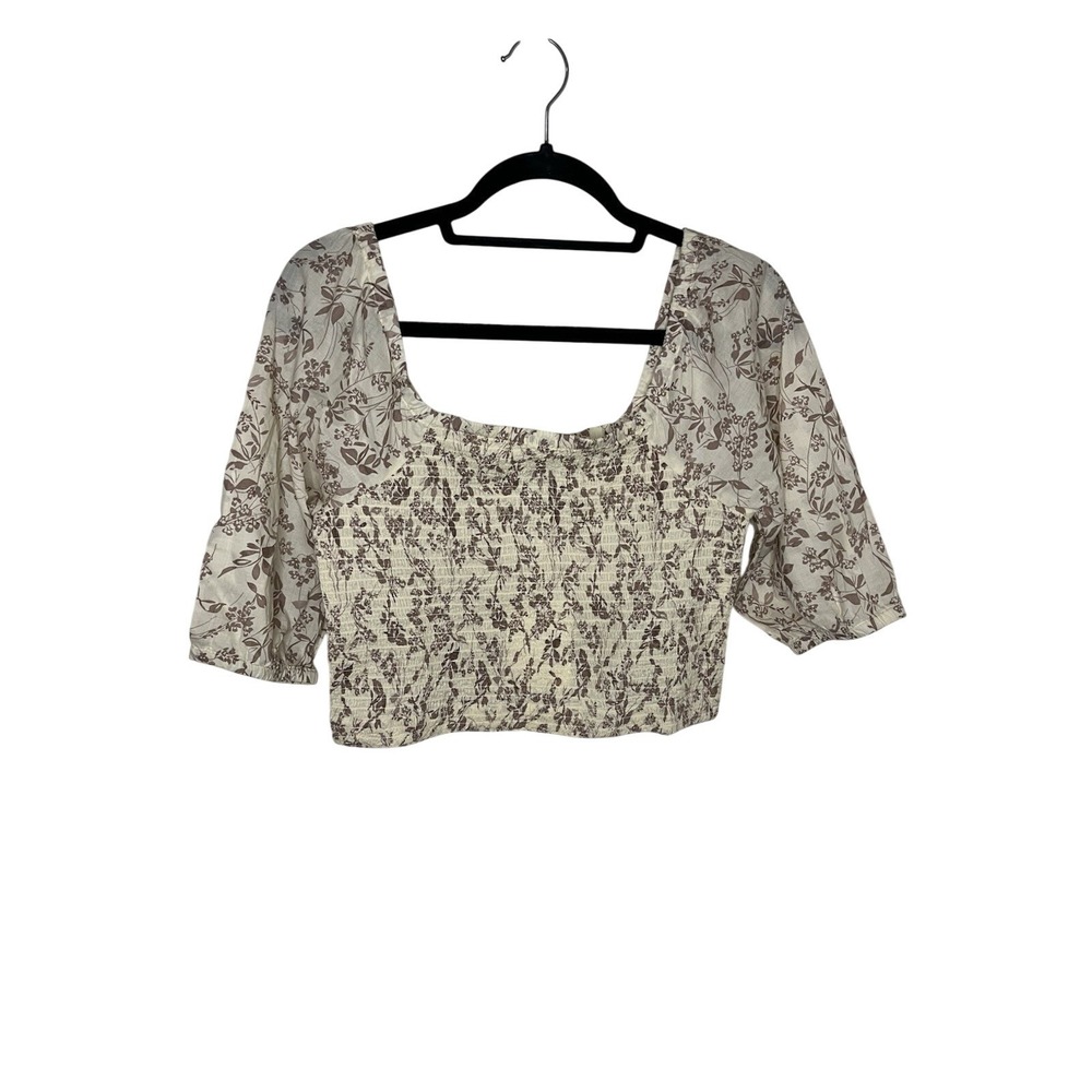 NWT Seraphine Floral 100% Cotton Maternity Top Size 6 - Picture 2 of 9